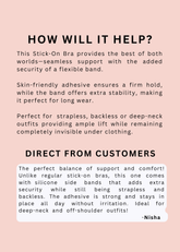 Stick On Bra with Band